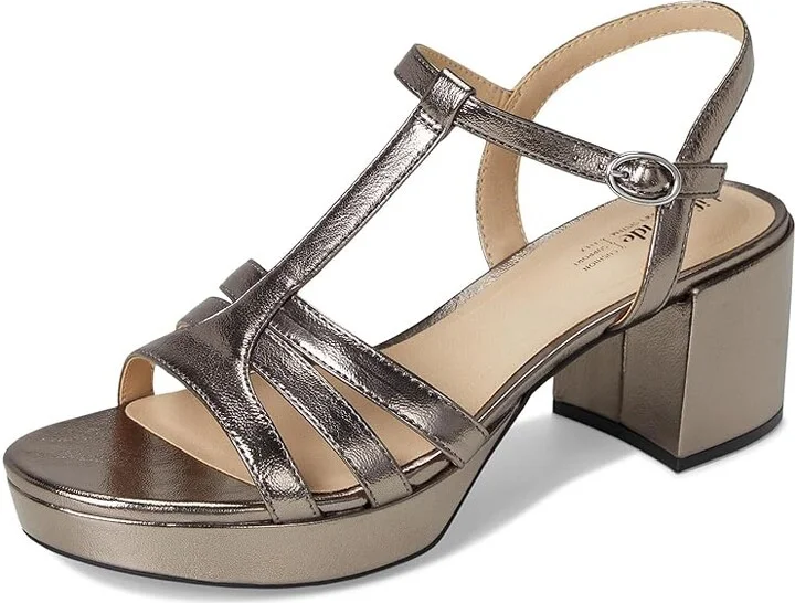 LifeStride Rio Women's Sandals Pewter Grey Faux Leather : 6 W (C) - Image 5