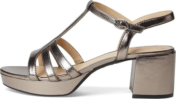 LifeStride Rio Women's Sandals Pewter Grey Faux Leather : 6 W (C) - Image 6
