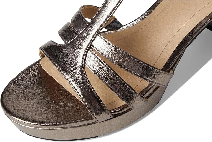LifeStride Rio Women's Sandals Pewter Grey Faux Leather : 6 W (C) - Image 7