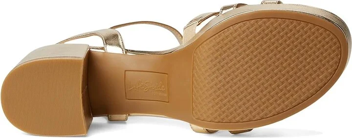 LifeStride Rio Women's Sandals Platino Gold Faux Leather : 6 M (B) - Image 3