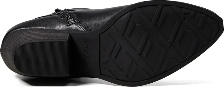 LifeStride Roxanne Western Block Heeled Ankle Bootsies Women's Boots Black Smooth : 6 M (B), Suede - Image 3