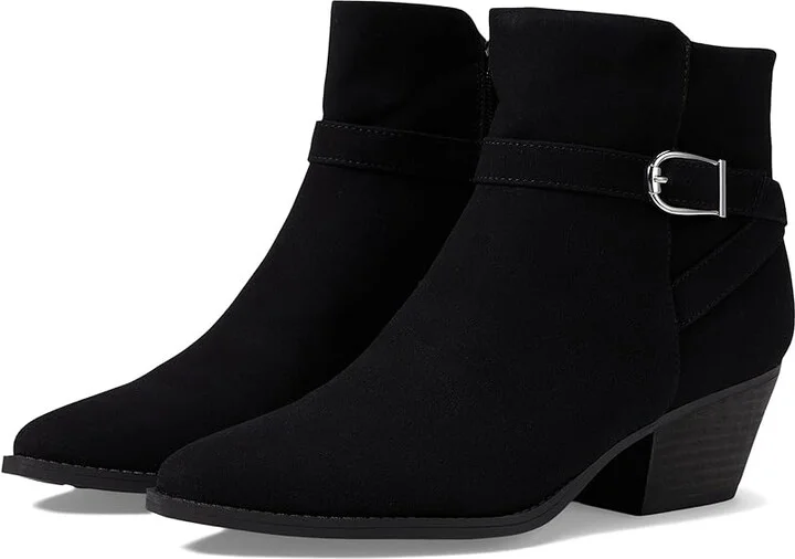 LifeStride Roxanne Women's Boots Black : 9 M (B), Textile