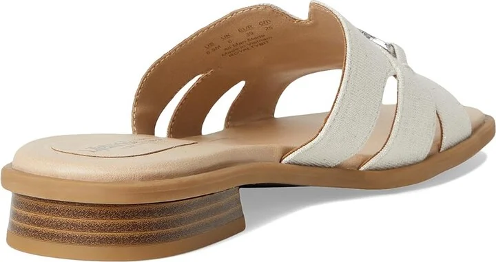 LifeStride Royaltybit Women's Sandals Natural Fabric : 10 W (C) - Image 4