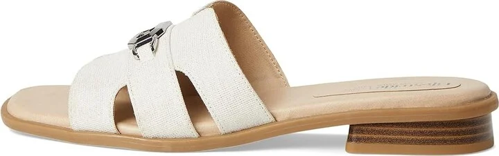 LifeStride Royaltybit Women's Sandals Natural Fabric : 10 W (C) - Image 6