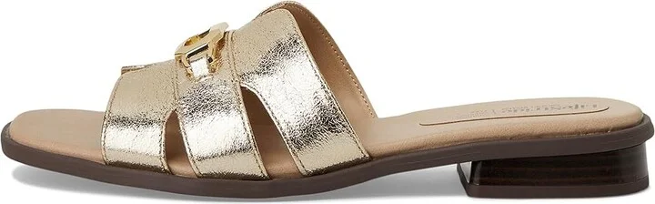 LifeStride Royaltybit Women's Sandals Platino Gold Faux Leather : 6.5 W (C) - Image 6