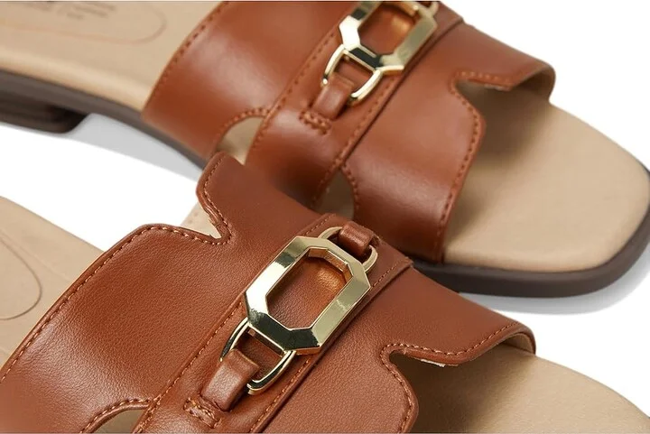 LifeStride Royaltybit Women's Sandals Tan Faux Leather : 6.5 M (B) - Image 7