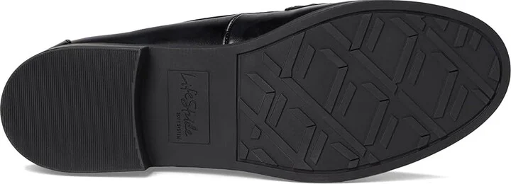 LifeStride Santana Women's Flat Shoes Black : 8 W (C), Leather - Image 3