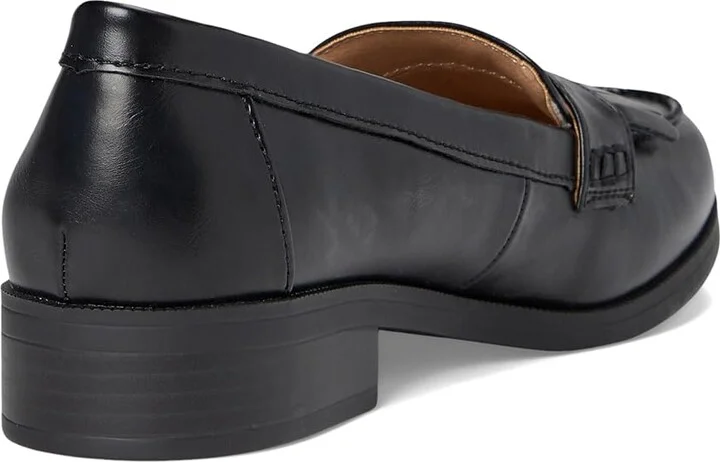 LifeStride Santana Women's Flat Shoes Black : 8 W (C), Leather - Image 4