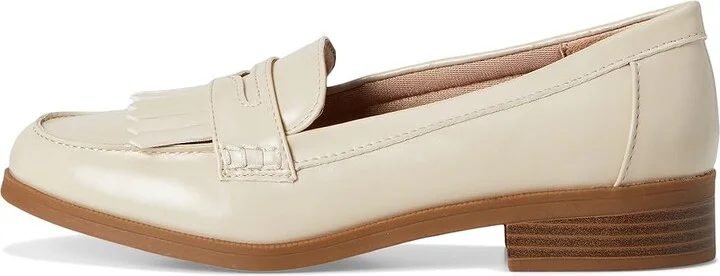 LifeStride Santana Women's Flat Shoes Cream : 9.5 W (C), Leather - Image 6
