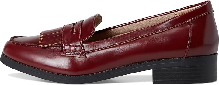 LifeStride Santana Women's Flat Shoes Pinot Red : 5.5 M (B), Leather - Image 6