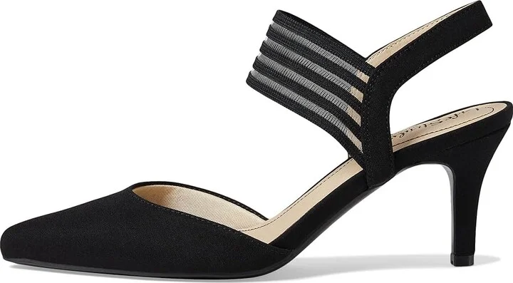 LifeStride Sanya Women's Shoes Black Veg Micron/Gore : 9.5 M (B), Textile - Image 5