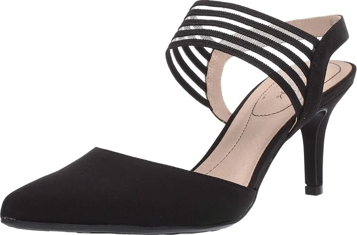 LifeStride Sanya Women's Shoes Black Veg Micron/Gore : 9.5 M (B), Textile - Image 6