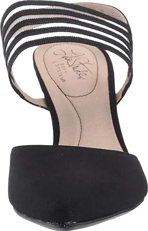 LifeStride Sanya Women's Shoes Black Veg Micron/Gore : 9.5 M (B), Textile - Image 10