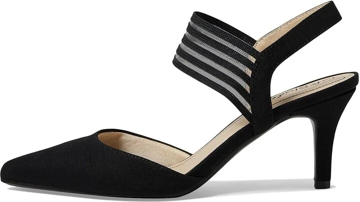 LifeStride Sanya Women's Shoes Black Veg Micron/Gore : 9.5 M (B), Textile - Image 11