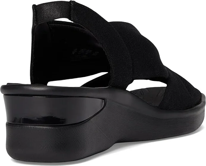 LifeStride Serenade Slingbacks Women's Sandals Black Stretch Fabric : 7.5 M (B), Textile - Image 4