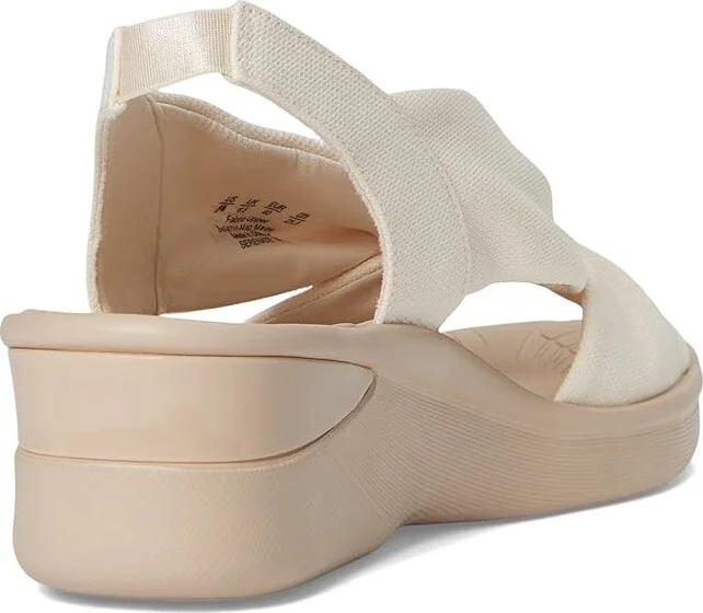 LifeStride Serenade Slingbacks Women's Sandals Eggnog Stretch Fabric : 6.5 M (B), Textile - Image 4