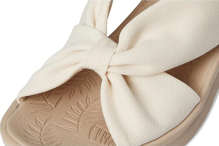 LifeStride Serenade Slingbacks Women's Sandals Eggnog Stretch Fabric : 6.5 M (B), Textile - Image 7