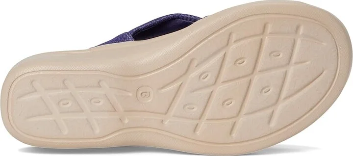 LifeStride Serenade Slingbacks Women's Sandals Skipper Blue Stretch Fabric : 10 W (C), Textile - Image 3