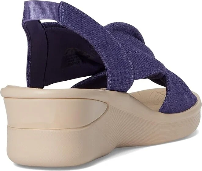 LifeStride Serenade Slingbacks Women's Sandals Skipper Blue Stretch Fabric : 10 W (C), Textile - Image 4