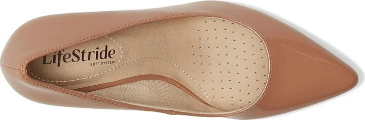 LifeStride Sevyn Pumps High Women's Heels Desert Nude Patent : 6.5 W (C) - Image 2