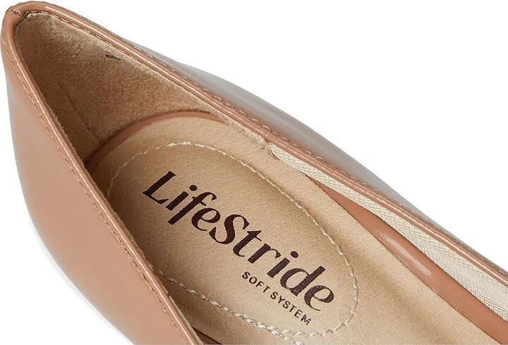 LifeStride Sevyn Pumps High Women's Heels Desert Nude Patent : 6.5 W (C) - Image 7