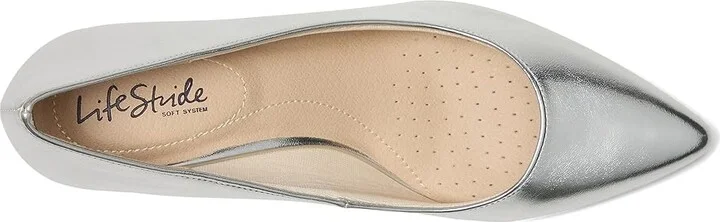 LifeStride Sevyn Pumps High Women's Heels Silver : 9 M (B) - Image 2