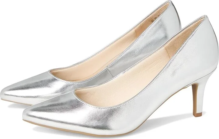 LifeStride Sevyn Pumps High Women's Heels Silver : 9 M (B)