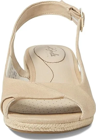 LifeStride Socialite Women's Shoes Tender Taupe Soft Canvas : 9.5 W (C), Textile - Image 3