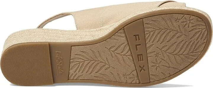 LifeStride Socialite Women's Shoes Tender Taupe Soft Canvas : 9.5 W (C), Textile - Image 4