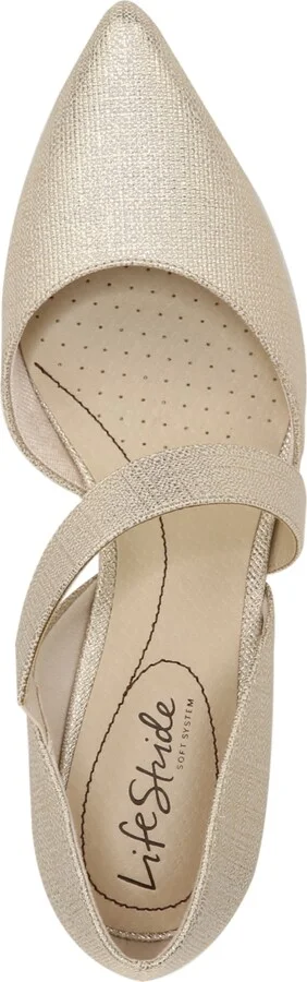 LifeStride Suki Pumps - Platino/Silver Faux Leather - Image 4