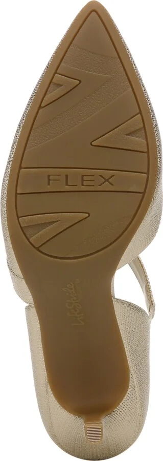 LifeStride Suki Pumps - Platino/Silver Faux Leather - Image 5
