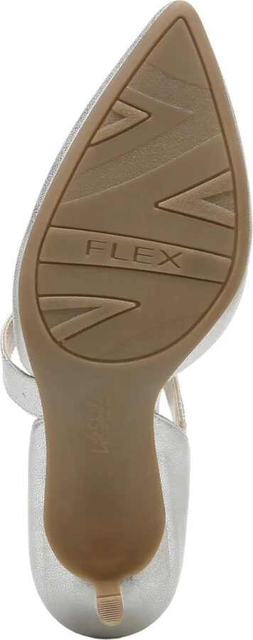 LifeStride Suki Pumps - Platino/Silver Faux Leather - Image 9