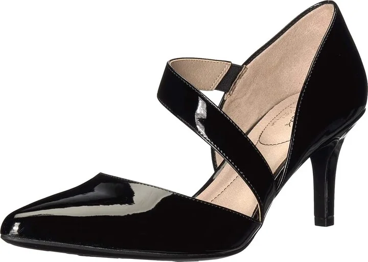 LifeStride Suki Women's 1-2 inch heel Shoes Black Patent : 9.5 W (C), Synthetic - Image 2