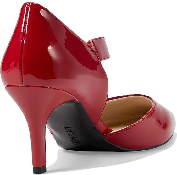 LifeStride Suki Women's 1-2 inch heel Shoes Fire Red Patent : 9.5 W (C), Synthetic - Image 5