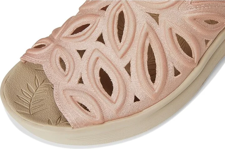 LifeStride Susie Slides Women's Sandals Blush Shimmer Lycra Fabric : 9 M (B), Textile - Image 7