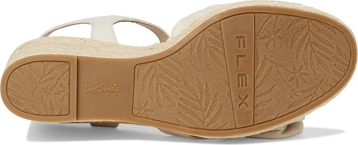 LifeStride Tahlia Women's Sandals Bone White Fabric : 10 M (B), Synthetic - Image 3