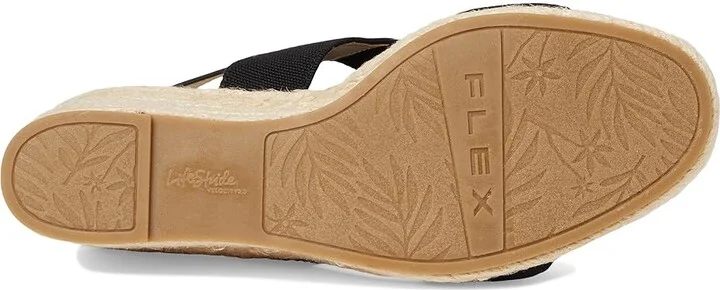 LifeStride Tallulah Women's Sandals Black Faux Leather 2 : 11 M (B), Synthetic - Image 3
