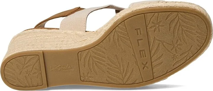 LifeStride Tallulah Women's Sandals Tan Faux Leather : 10 M (B), Synthetic - Image 3