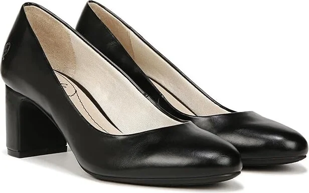 LifeStride Taylor Block Heel Dress Shoes High Women's Heels Black : 7 W (C)