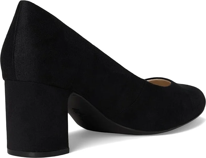 LifeStride Taylor Block Heel Dress Shoes High Women's Heels Black Fabric : 9.5 M (B) - Image 4
