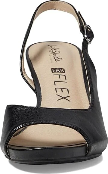 LifeStride Teller 2 Slingbacks Women's Sandals Black : 10 M (B), Leather/Rubber - Image 2