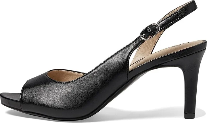LifeStride Teller 2 Slingbacks Women's Sandals Black : 10 M (B), Leather/Rubber - Image 5