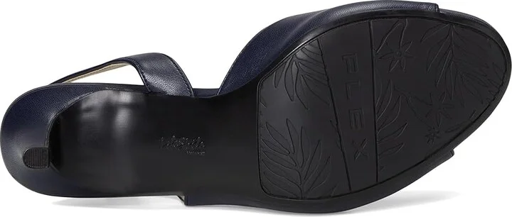 LifeStride Teller 2 Slingbacks Women's Sandals Lux Navy : 5 M (B), Leather/Rubber - Image 3