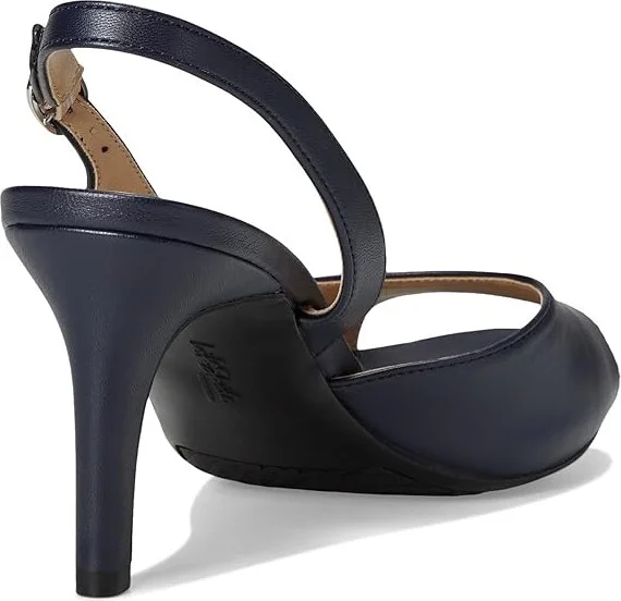 LifeStride Teller 2 Slingbacks Women's Sandals Lux Navy : 5 M (B), Leather/Rubber - Image 4