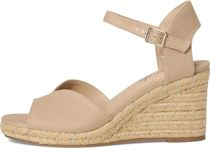 LifeStride Tess Wedge Espadrille Sandals Women's Sandals Tender Taupe : 10 W (C) - Image 6