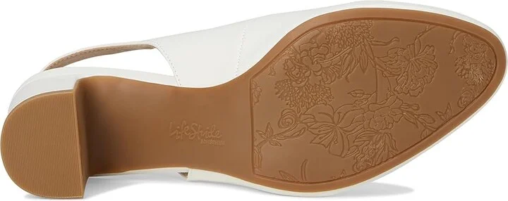 LifeStride Tia Slingback Shoes Women's Shoes White Patent : 7.5 W (C), Synthetic - Image 3