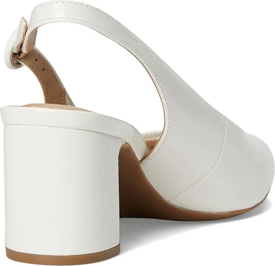 LifeStride Tia Slingback Shoes Women's Shoes White Patent : 7.5 W (C), Synthetic - Image 4