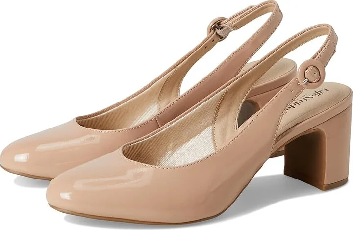 LifeStride Tia Women's Sandals Sand Faux Leather : 10 M (B)