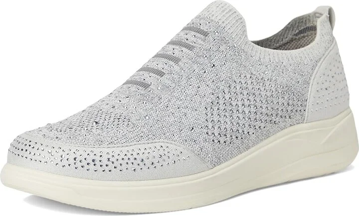 LifeStride Timeless Bright Slip On Women's Shoes Graphite Knit Fabric : 9 W (C) - Image 5