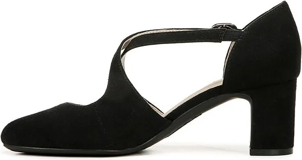 LifeStride Tracy High Women's Heels Black Microfiber : 10 M (B), Faux Leather - Image 5